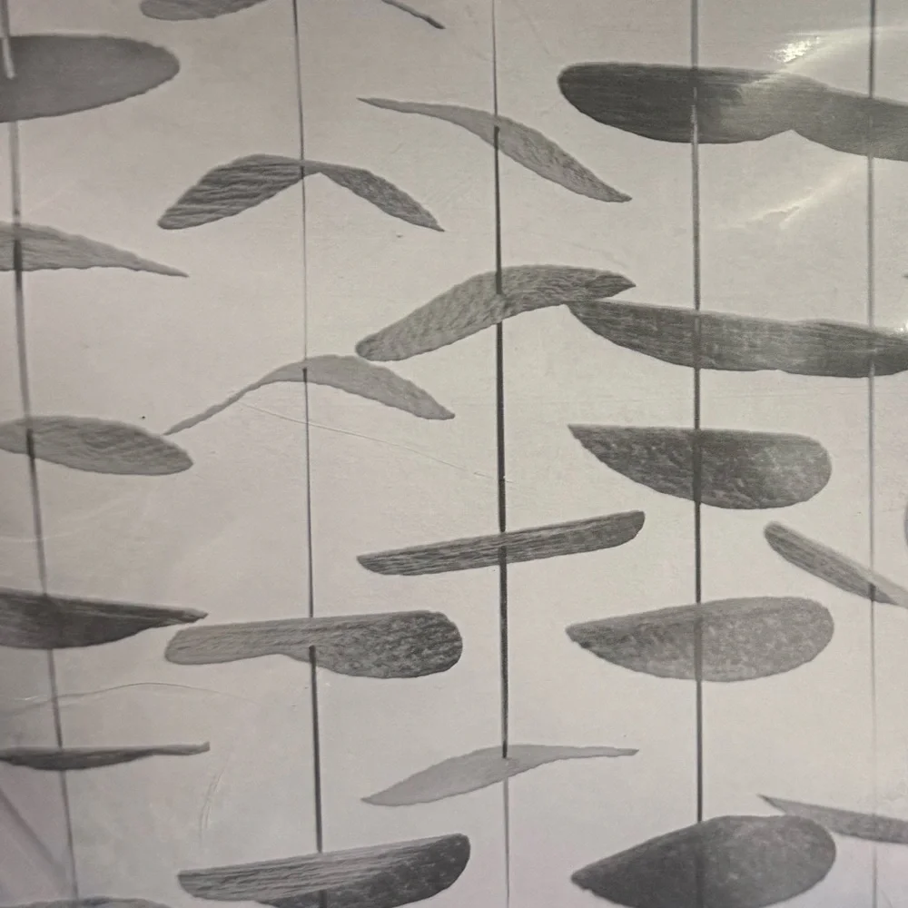 Amscan Silver Backdrop with Abstract Design 6 Ft Tall x 8 Ft Wide NWT